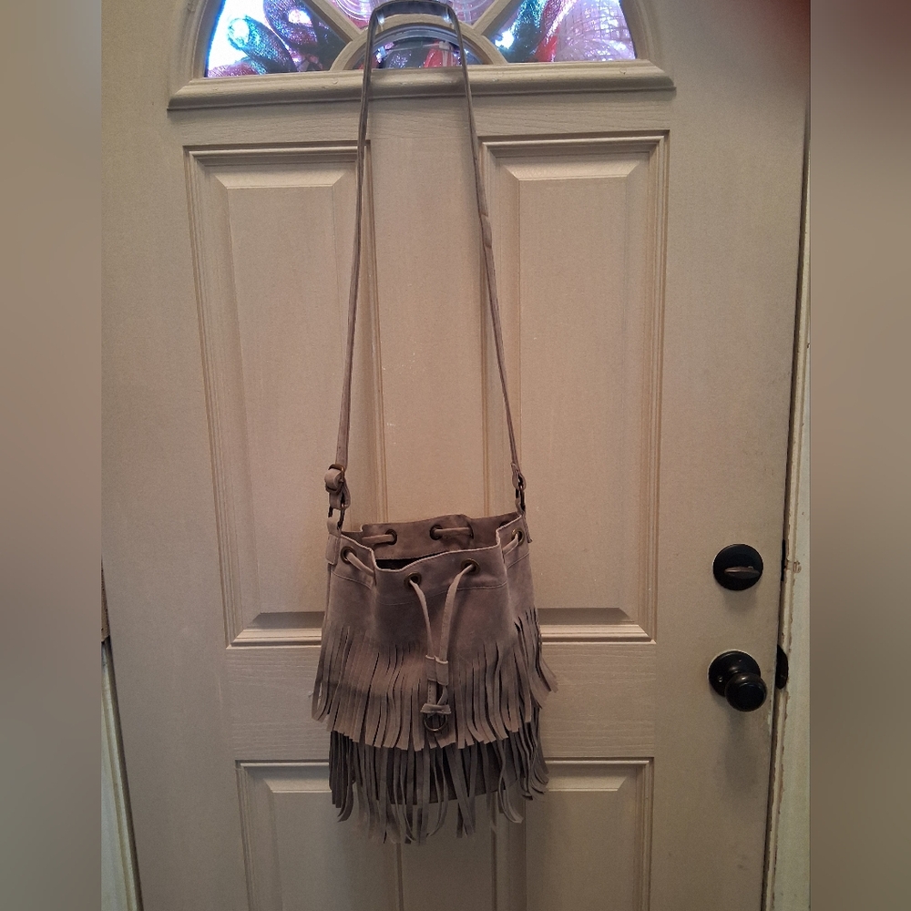 Fringe Bucket Bag